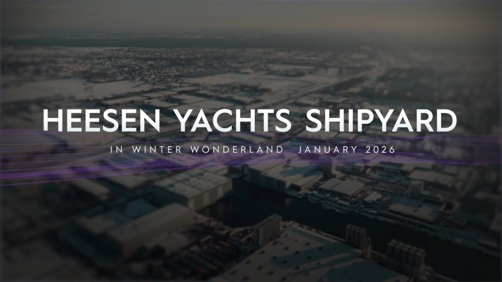 A Winter Wonderland at the Heesen Shipyard