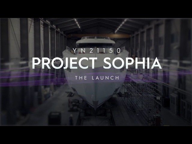 Heesen 50m all aluminium Project Sophia Launch