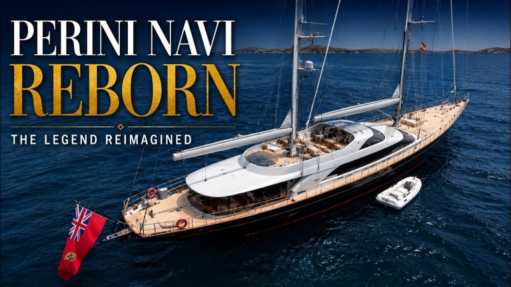 ANDROMEDA LA DEA The Complete Rebirth of a Legendary Perini Navi Sailing Superyacht