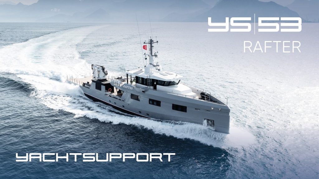 Yacht Support 53 RAFTER Sea Trials