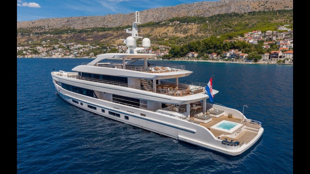 50m luxury charter yacht ORIY, the perfect retreat for your next vacation
